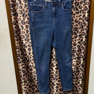 Madewell Women's Dark Blue Skinny Jeans